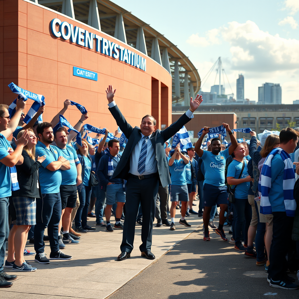 Sky Blues praised by Mayor: 'We're back where we belong'
